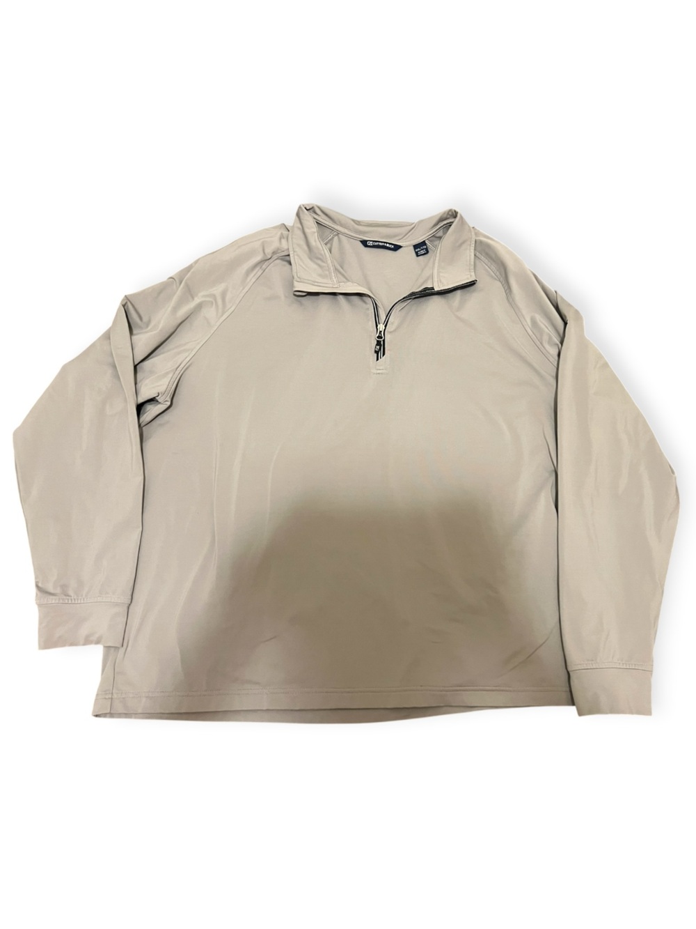 Cutter & Buck Quarter-Zip Pullover Beige XXL